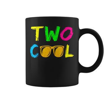 Two Cool 2Nd Birthday 2 Years Old Boy Second Year Bday Coffee Mug - Seseable