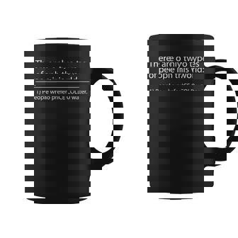 Two Types Of People In This World Ice Cold Water Coffee Mug - Monsterry