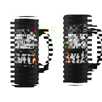 Two Wild Animals Safari 2 Years Jungle 2Nd Second Birthday Coffee Mug - Monsterry