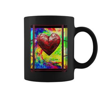 Tye Dye Window To Your Heart Coffee Mug | Mazezy
