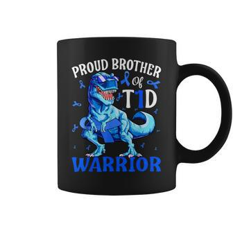 Type 1 Diabetes Proud Brother Of A T1d Warrior Coffee Mug | Mazezy