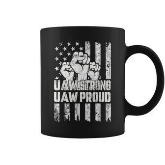 Uaw Strong Solidarity Uaw Proud Union Uaw Laborer Worker Coffee Mug - Seseable