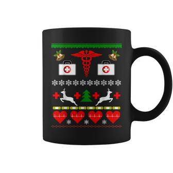 Ugly Christmas Nurse Doctor Medical Profession Coffee Mug - Thegiftio UK