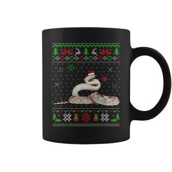 Ugly Christmas Pajama Sweater Snake Animals Lover Coffee Mug - Monsterry UK
