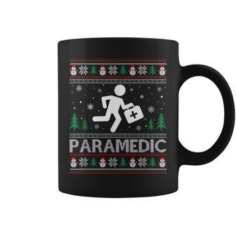 Ugly Christmas Sweater Paramedic Ugly Xmas Coffee Mug | Mazezy