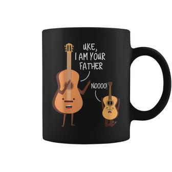 Uke I Am Your Father Funny Guitar Music Lover Ukulele Coffee Mug | Mazezy