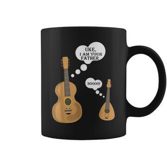 Uke I Am Your Father Funny Ukulele Guitar Music Gift For Mens Coffee Mug | Mazezy