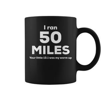 Ultra Marathon 50 Miles Cute Running Mens Womens T Coffee Mug - Thegiftio UK