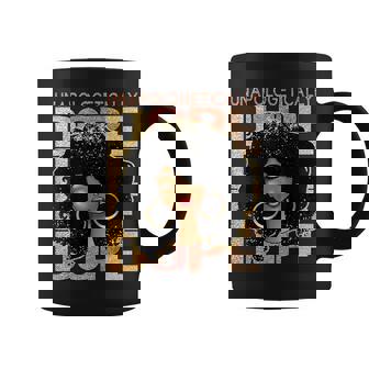 Unapologetically Dope Afro Black Woman Proud Black History Coffee Mug | Mazezy