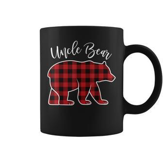 Uncle Bear Pajama Red Buffalo Xmas Family Christmas Coffee Mug - Thegiftio UK