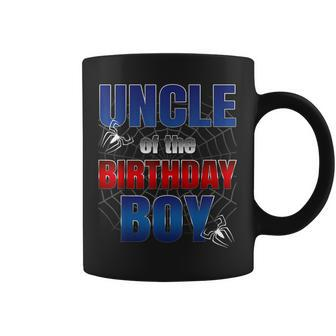 Uncle Birthday Boy Spider Web Birthday Party Decorations Coffee Mug - Thegiftio UK