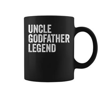 Uncle Godfather Legend Funny Gift For A Favorite Cool Uncle Coffee Mug | Mazezy AU