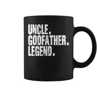 Uncle Godfather Legend Nephew Niece Godchild Godfather Coffee Mug | Mazezy AU