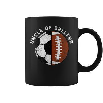 Uncle Of Ballers Funny Soccer Football Uncle Coffee Mug | Mazezy