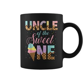Uncle Of The Sweet One Ice Cream 1St First Birthday Family Coffee Mug - Seseable