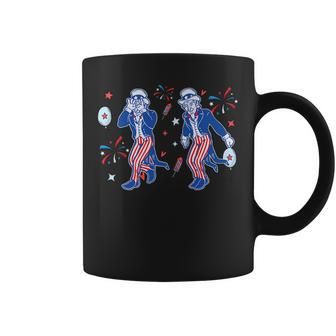 Uncle Sam Griddy 4Th Of July Independence Day Firework Coffee Mug | Mazezy
