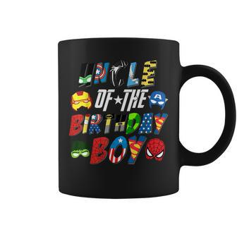 Uncle Of The Superhero Birthday Boy Super Hero Family Party Coffee Mug - Seseable
