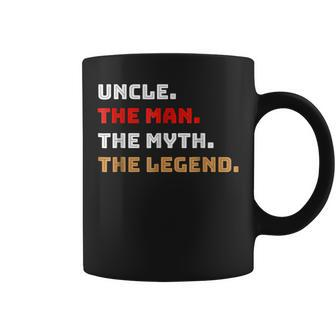 Uncle The Man Myth Legend Gift Father Dad Daddy Coffee Mug | Mazezy