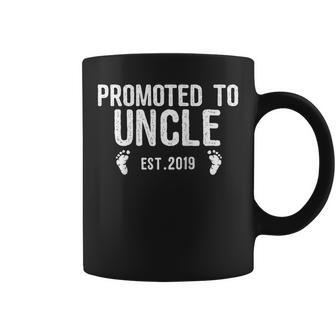 Uncle To Be Promoted To Uncle Est 2019 Coffee Mug | Mazezy