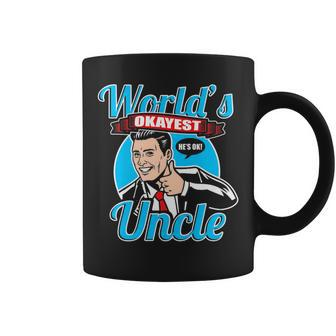Uncle - Worlds Okayest Uncle Coffee Mug | Mazezy