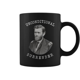 Unconditional Surrender Civil War General Ulysses S Grant Coffee Mug | Mazezy