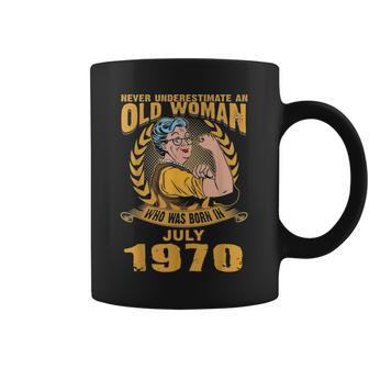 Never Underestimate Who Born In July 1970 Coffee Mug | Mazezy