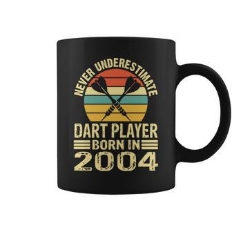 Never Underestimate Dart Player Born In 2004 Dart Darts Coffee Mug - Seseable