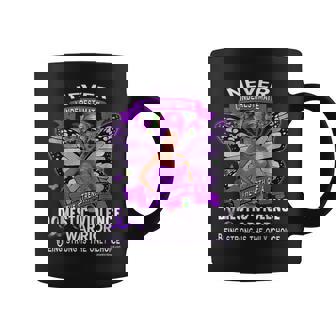 Never Underestimate Domestic Violence Warrior Coffee Mug - Thegiftio