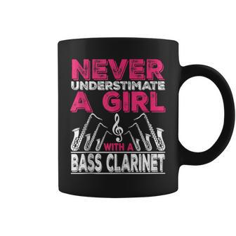 Never Underestimate A Girl With A Bass Clarinet Coffee Mug - Monsterry AU