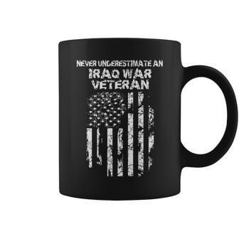 Never Underestimate An Iraq War Veteran Coffee Mug - Monsterry