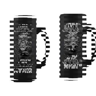 Never Underestimate A King Who Was Born In November Coffee Mug | Seseable UK