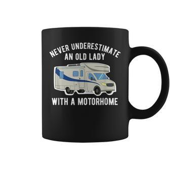 Never Underestimate An Old Lady With A Motorhome Coffee Mug - Monsterry DE