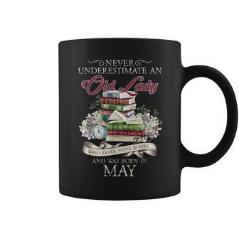Never Underestimate An Old Lady Reads Many Books And Was Bor Coffee Mug | Mazezy UK