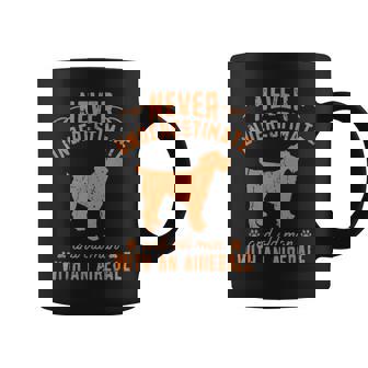 Never Underestimate An Old Man With An Airedale Terrier Coffee Mug - Seseable