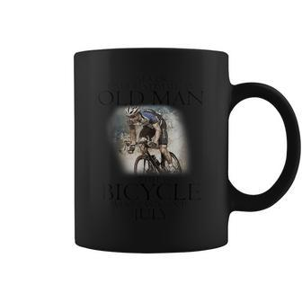 Never Underestimate An Old Man With A Bicycle Born In July Coffee Mug - Seseable