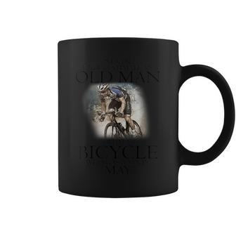 Never Underestimate An Old Man With A Bicycle Born In May Coffee Mug - Seseable