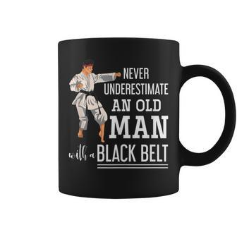 Never Underestimate An Old Man With A Black Belt Judo Coffee Mug - Thegiftio UK