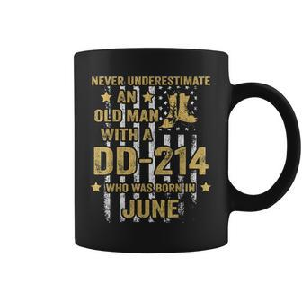 Never Underestimate An Old Man With A Dd-214 June Coffee Mug - Seseable