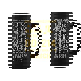 Never Underestimate An Old Man With A Dd-214 March Coffee Mug - Seseable