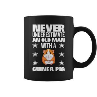 Never Underestimate An Old Man With A Guinea Pig Coffee Mug - Thegiftio UK