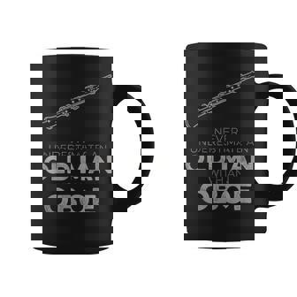 Never Underestimate An Old Man With An Oboe Vintage Novelty Coffee Mug - Seseable