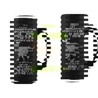 Never Underestimate An Old Man With An Oriental Cat Coffee Mug - Monsterry