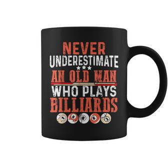 Never Underestimate An Old Man Who Plays Billiards – Snooker Coffee Mug | Mazezy