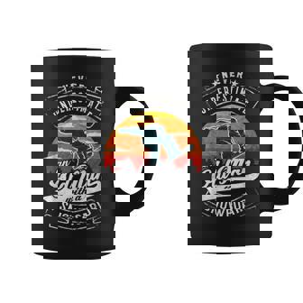Never Underestimate An Old Man With A Snowboard Dad Granpa Coffee Mug | Mazezy