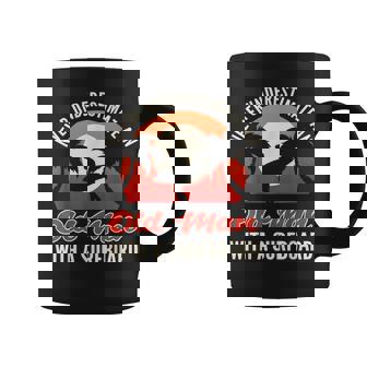 Never Underestimate An Old Man With A Surfboard Surfer Coffee Mug - Thegiftio UK