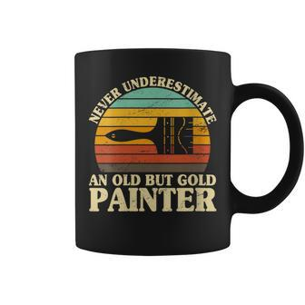 Never Underestimate An Old Painter Painting Paint Decorator Coffee Mug - Monsterry CA