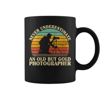 Never Underestimate An Old Photographer Photograph Coffee Mug - Monsterry DE