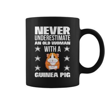 Never Underestimate An Old Woman With A Guinea Pig Coffee Mug - Thegiftio UK