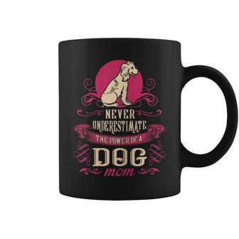 Never Underestimate Power Of Dog Mom Coffee Mug - Seseable