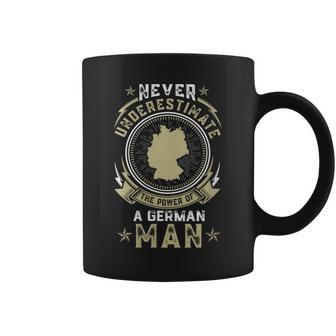 Never Underestimate The Power Of A German Man Coffee Mug | Mazezy
